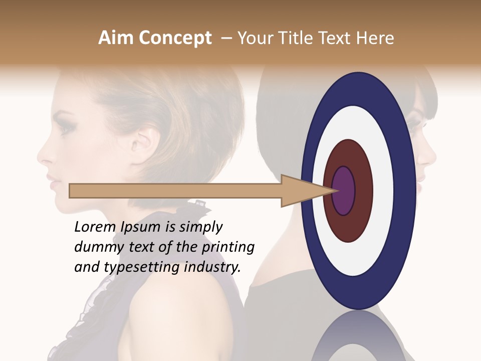 Profile Faces PowerPoint Template