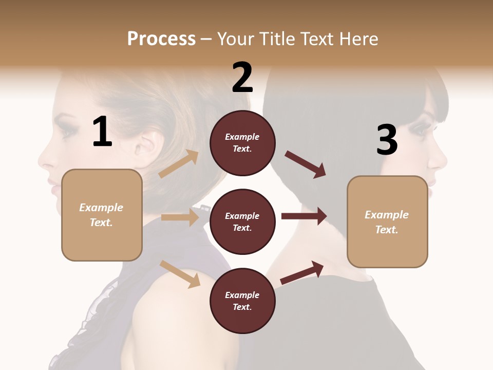 Profile Faces PowerPoint Template