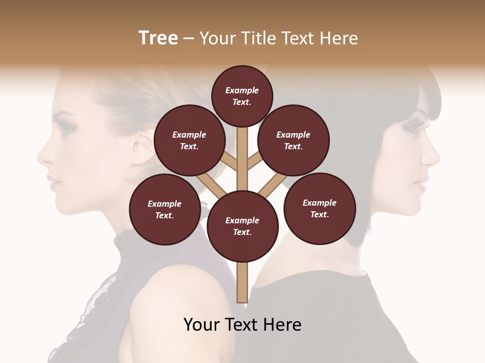 Profile Faces PowerPoint Template