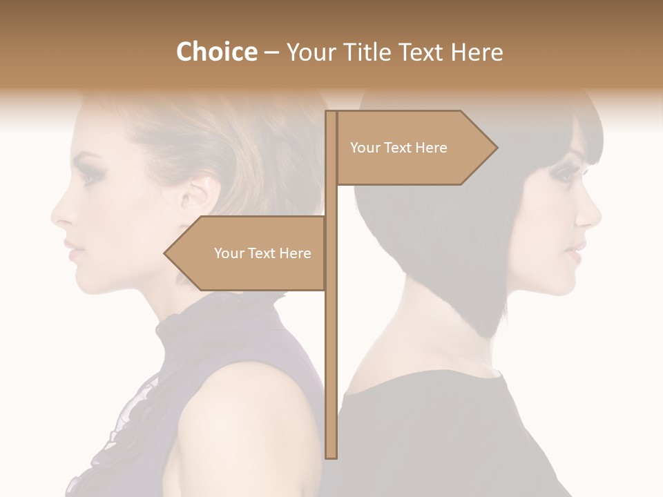 Profile Faces PowerPoint Template
