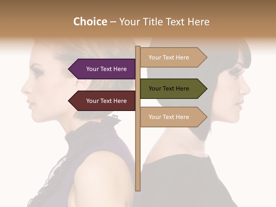 Profile Faces PowerPoint Template