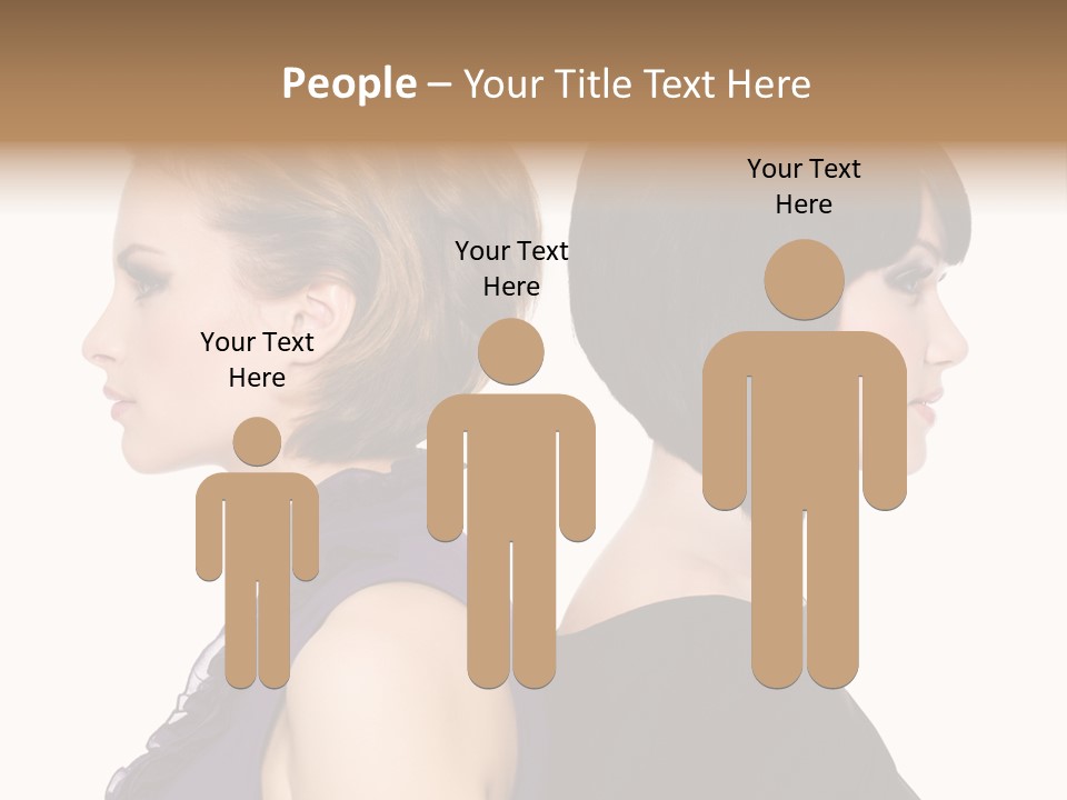 Profile Faces PowerPoint Template