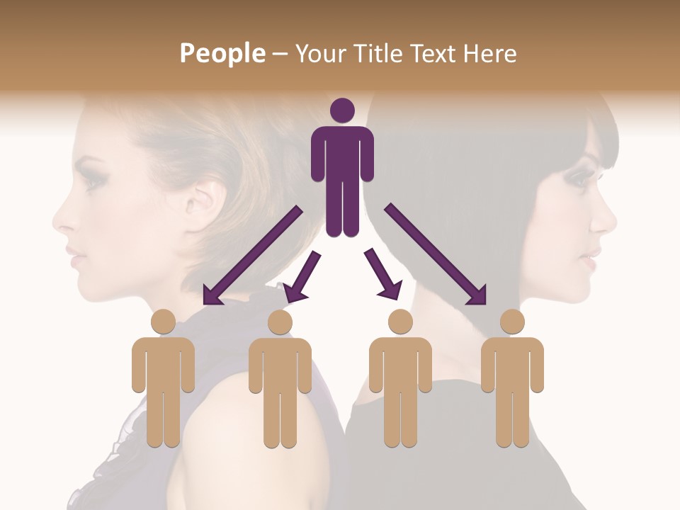 Profile Faces PowerPoint Template