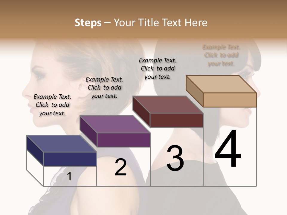 Profile Faces PowerPoint Template