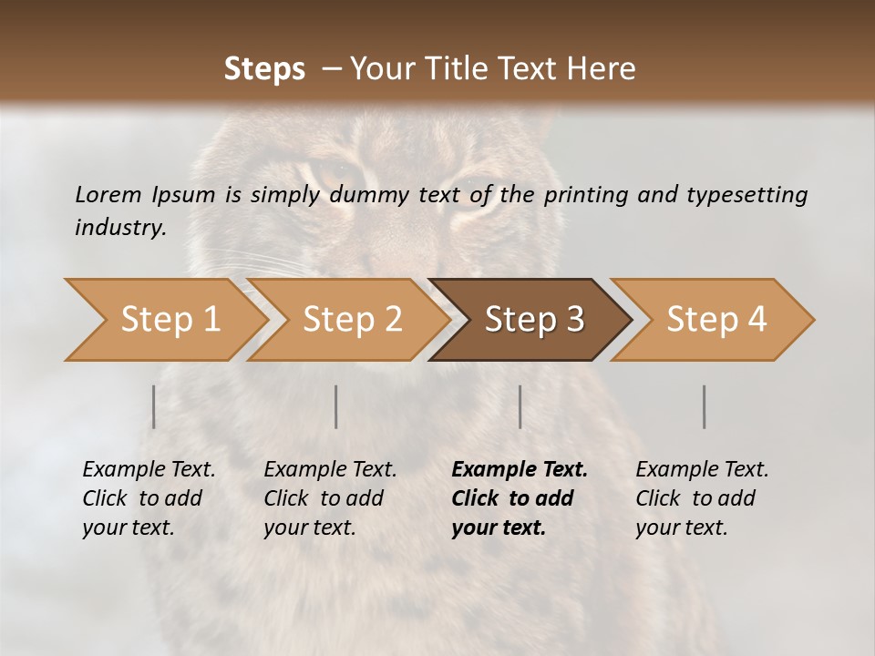 Zoo Food Cat PowerPoint Template