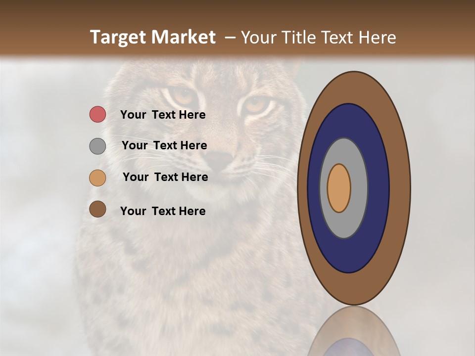 Zoo Food Cat PowerPoint Template