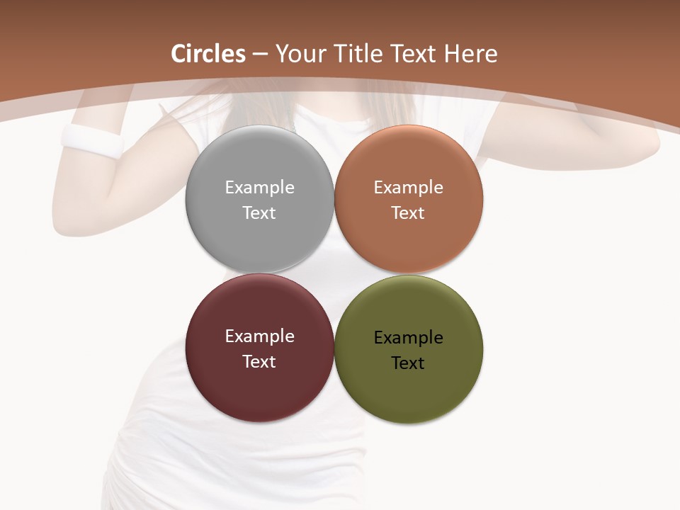 Lady Lifestyle Healthy PowerPoint Template