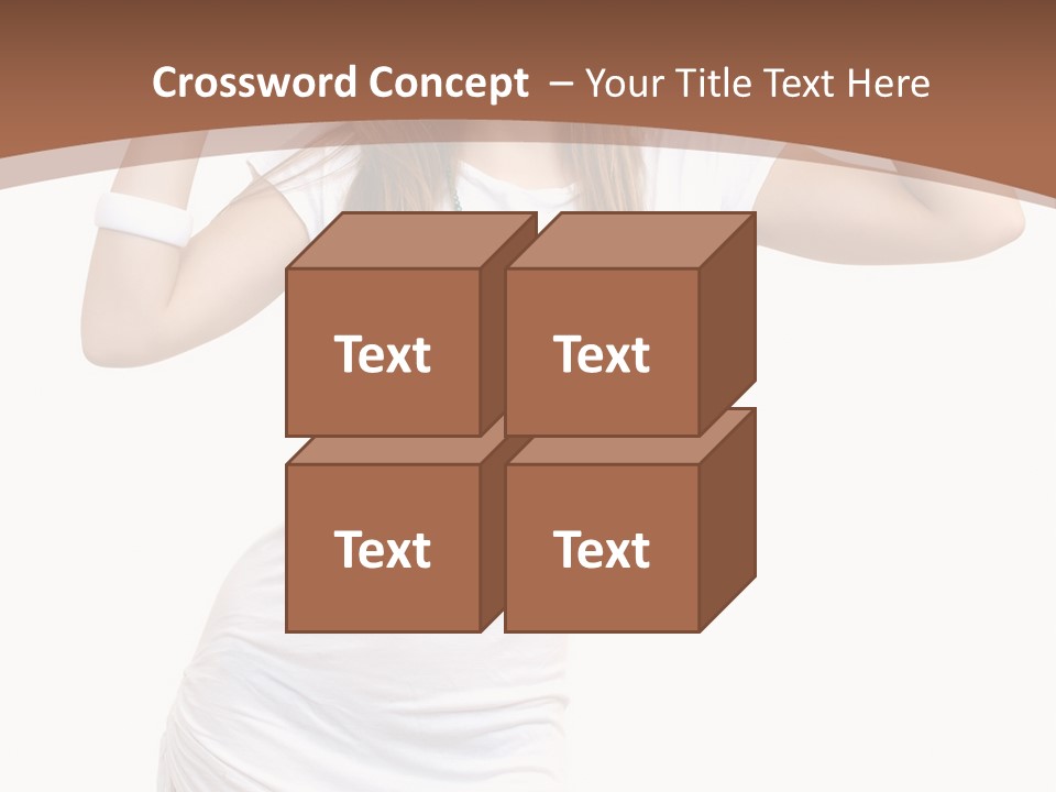 Lady Lifestyle Healthy PowerPoint Template