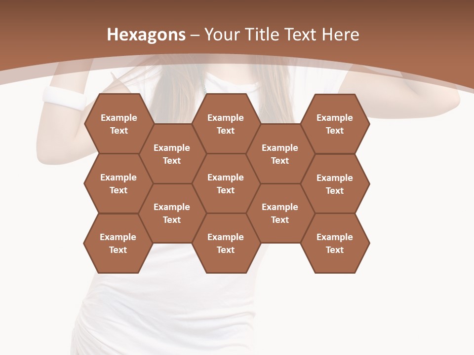 Lady Lifestyle Healthy PowerPoint Template