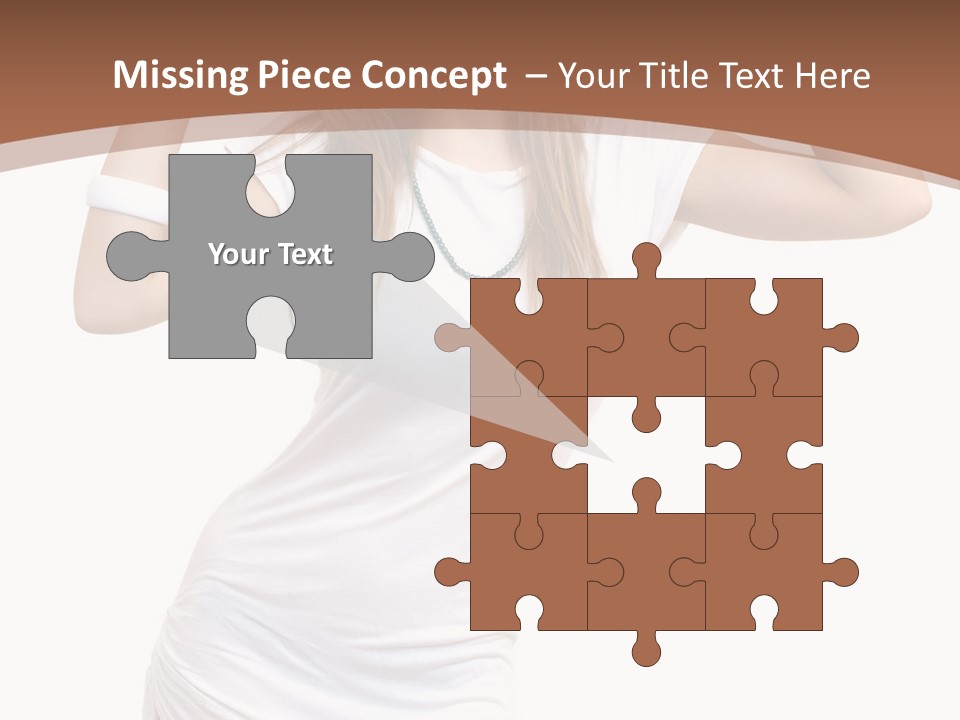 Lady Lifestyle Healthy PowerPoint Template