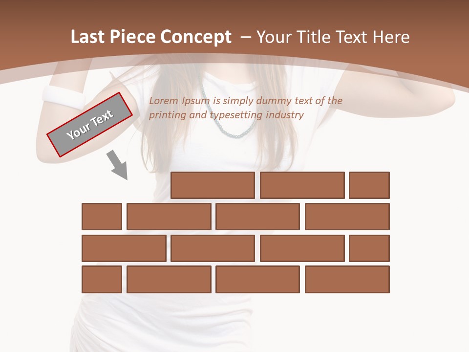 Lady Lifestyle Healthy PowerPoint Template