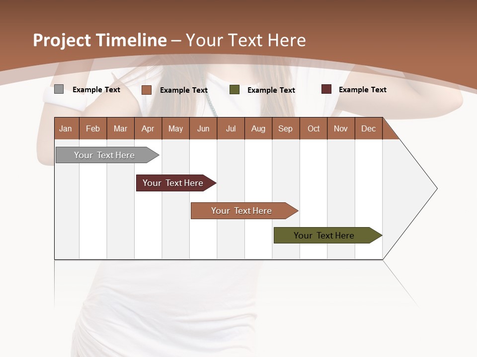Lady Lifestyle Healthy PowerPoint Template