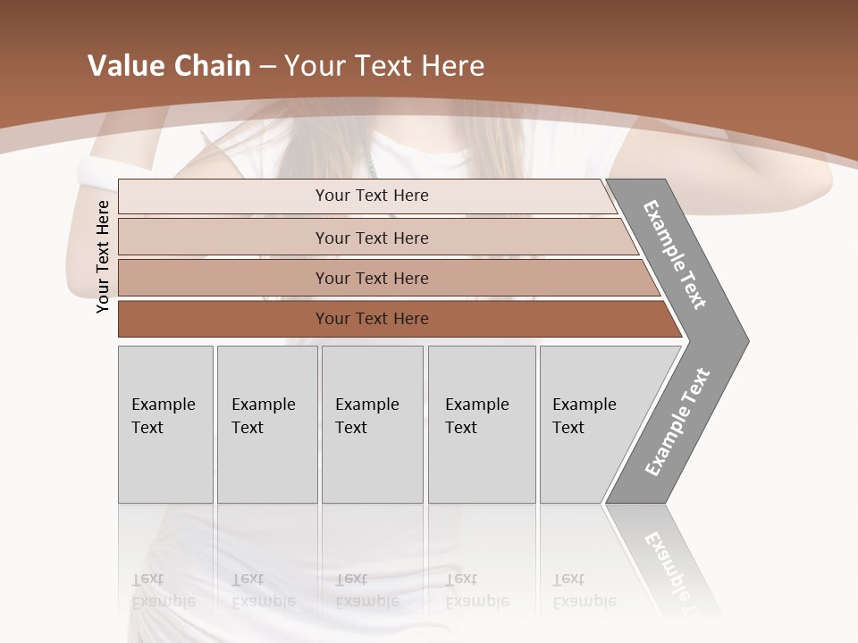 Lady Lifestyle Healthy PowerPoint Template