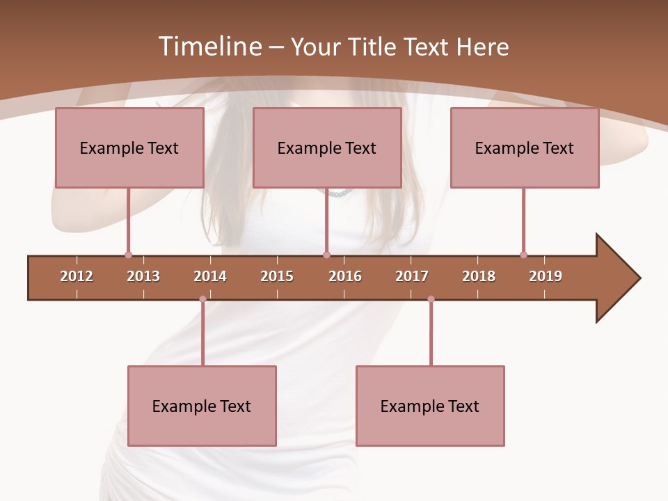 Lady Lifestyle Healthy PowerPoint Template