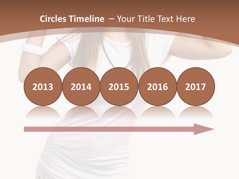 Lady Lifestyle Healthy PowerPoint Template