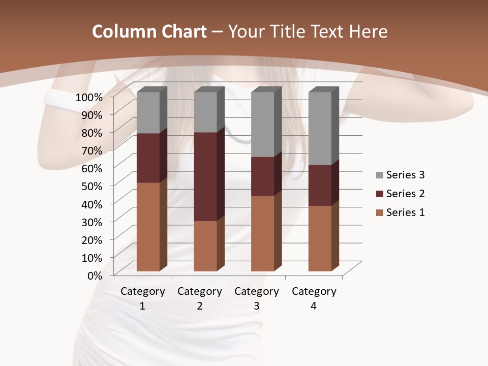 Lady Lifestyle Healthy PowerPoint Template