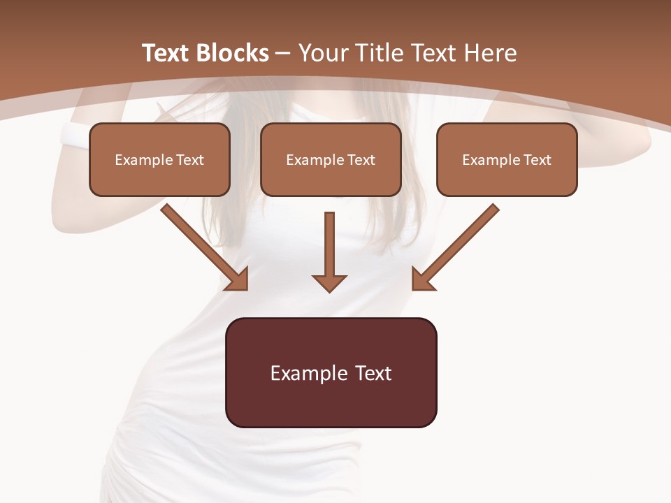 Lady Lifestyle Healthy PowerPoint Template