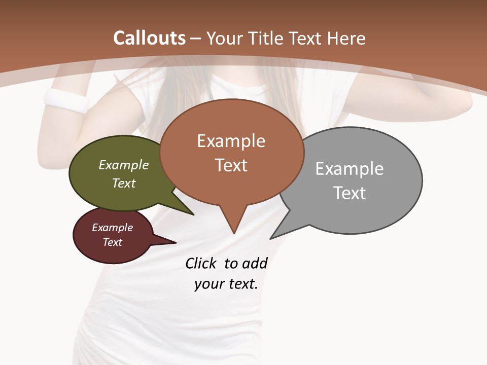 Lady Lifestyle Healthy PowerPoint Template