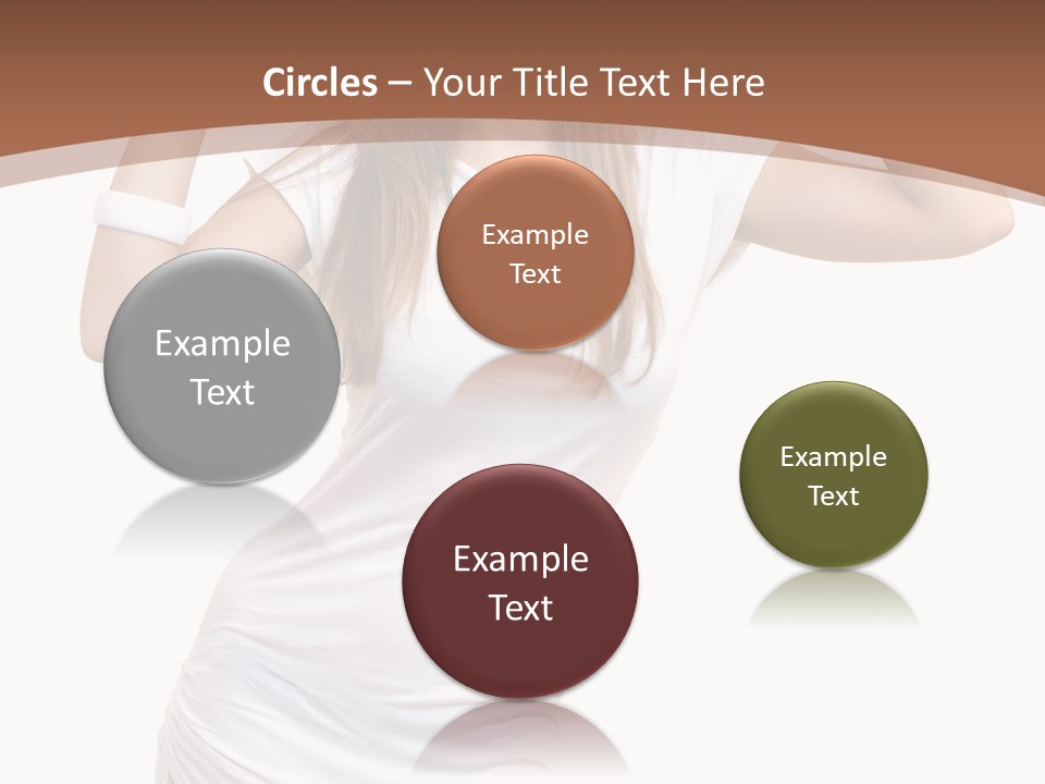 Lady Lifestyle Healthy PowerPoint Template