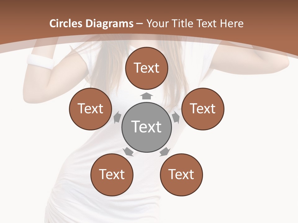 Lady Lifestyle Healthy PowerPoint Template