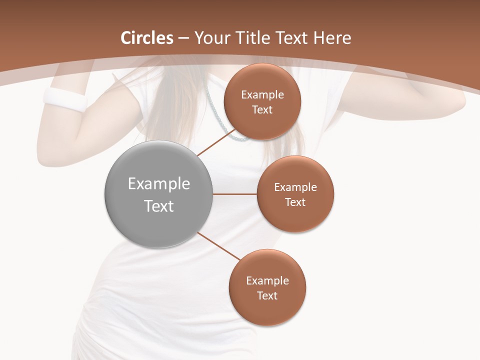 Lady Lifestyle Healthy PowerPoint Template