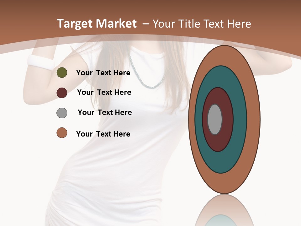 Lady Lifestyle Healthy PowerPoint Template