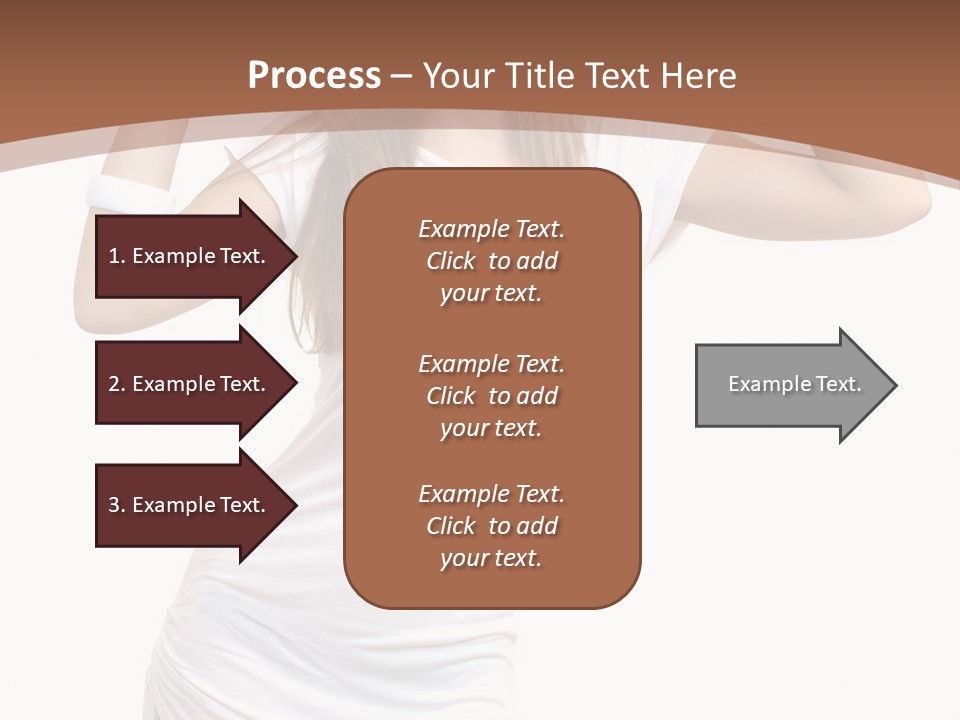 Lady Lifestyle Healthy PowerPoint Template