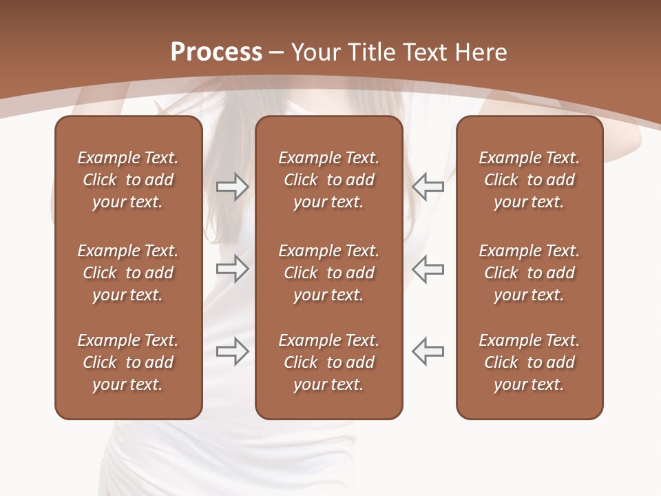 Lady Lifestyle Healthy PowerPoint Template