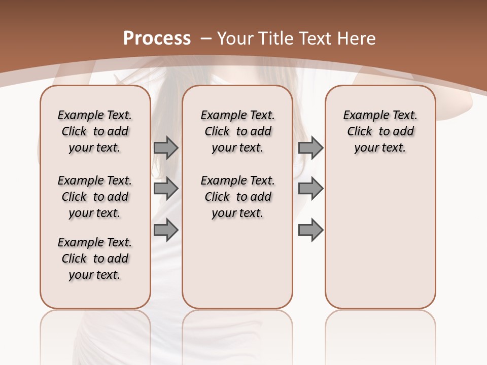 Lady Lifestyle Healthy PowerPoint Template