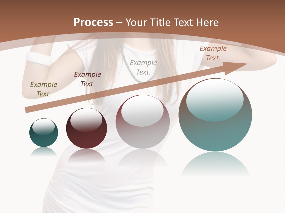 Lady Lifestyle Healthy PowerPoint Template