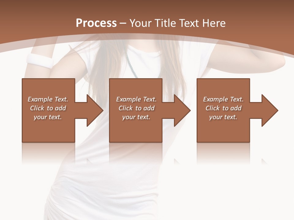 Lady Lifestyle Healthy PowerPoint Template