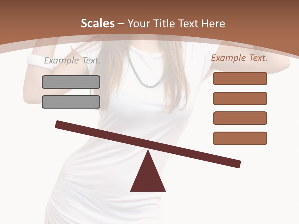 Lady Lifestyle Healthy PowerPoint Template