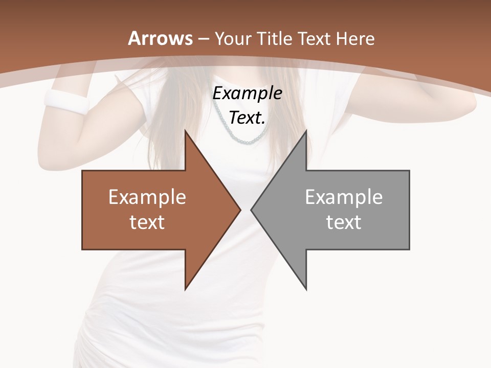 Lady Lifestyle Healthy PowerPoint Template