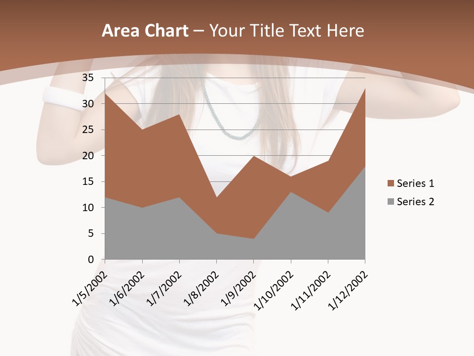 Lady Lifestyle Healthy PowerPoint Template