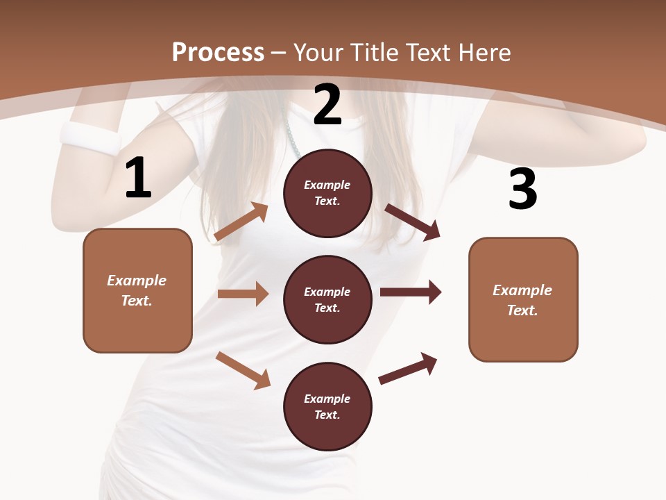 Lady Lifestyle Healthy PowerPoint Template