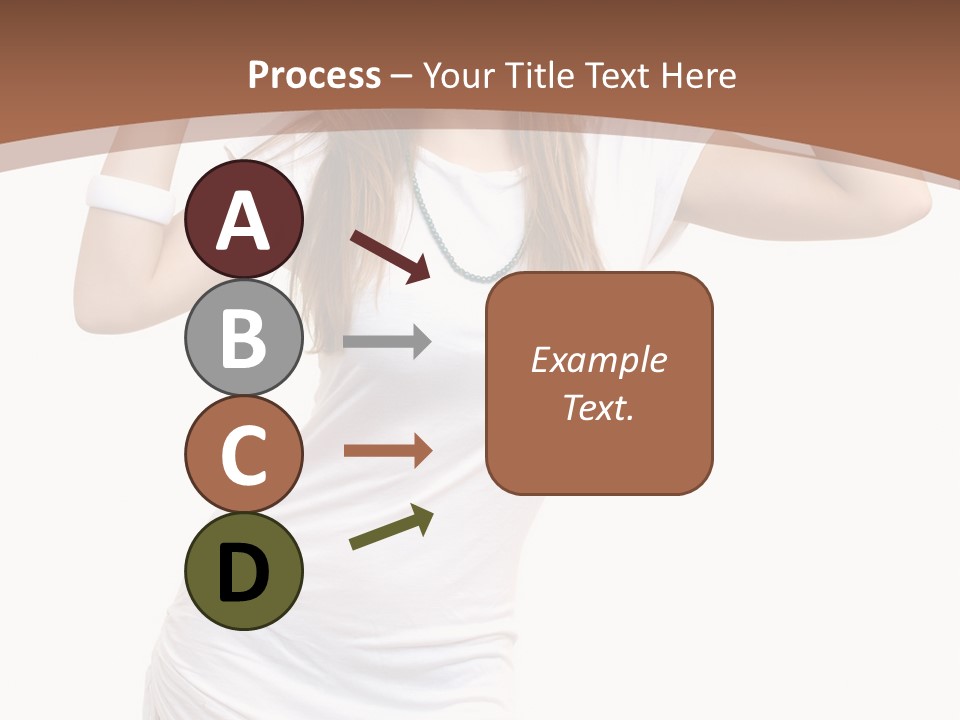 Lady Lifestyle Healthy PowerPoint Template