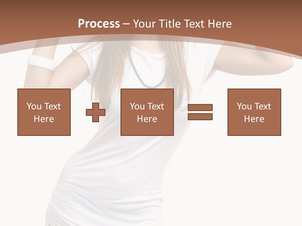 Lady Lifestyle Healthy PowerPoint Template