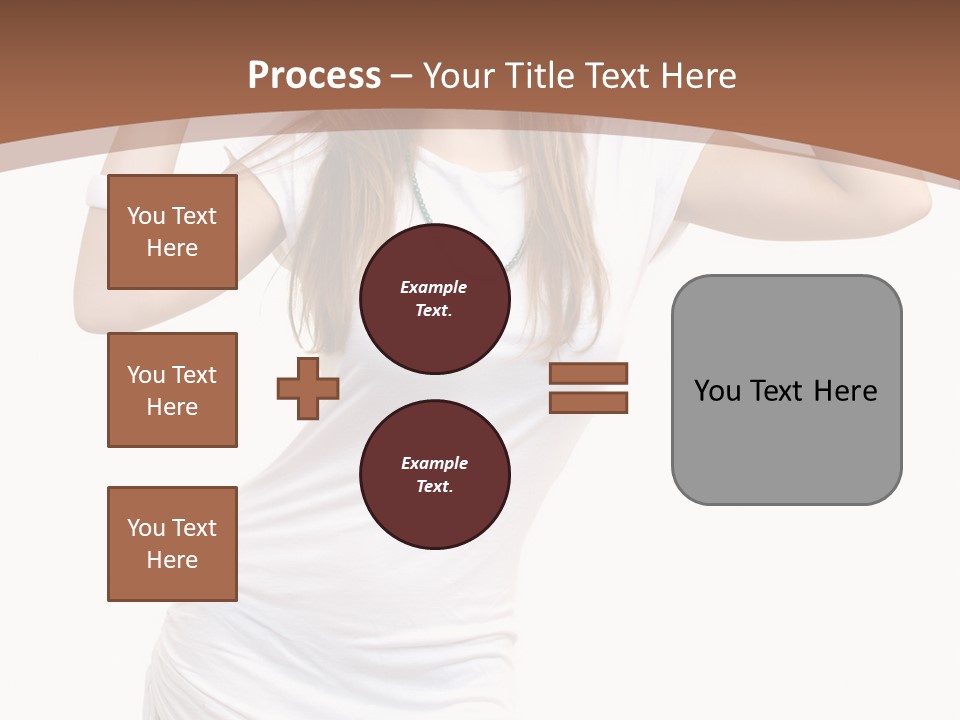 Lady Lifestyle Healthy PowerPoint Template