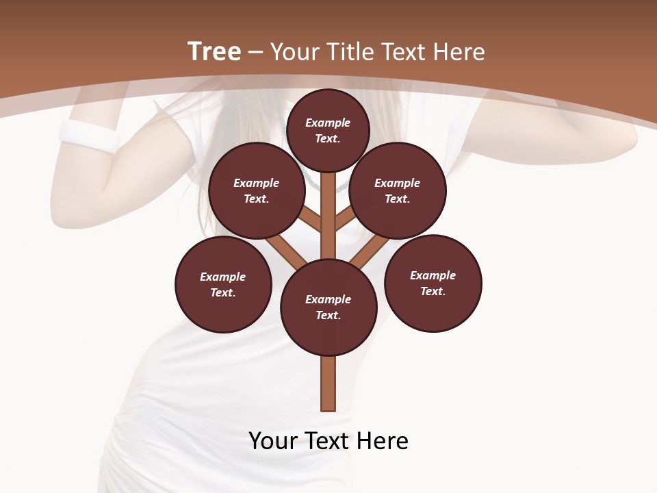 Lady Lifestyle Healthy PowerPoint Template