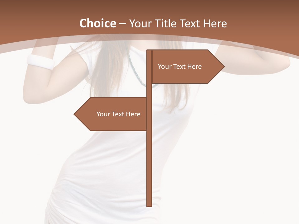 Lady Lifestyle Healthy PowerPoint Template