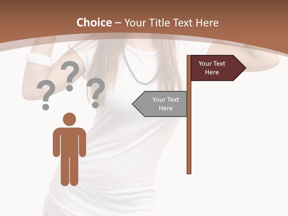 Lady Lifestyle Healthy PowerPoint Template