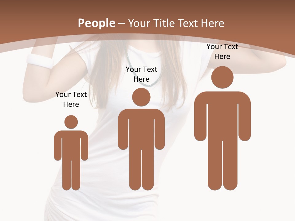 Lady Lifestyle Healthy PowerPoint Template