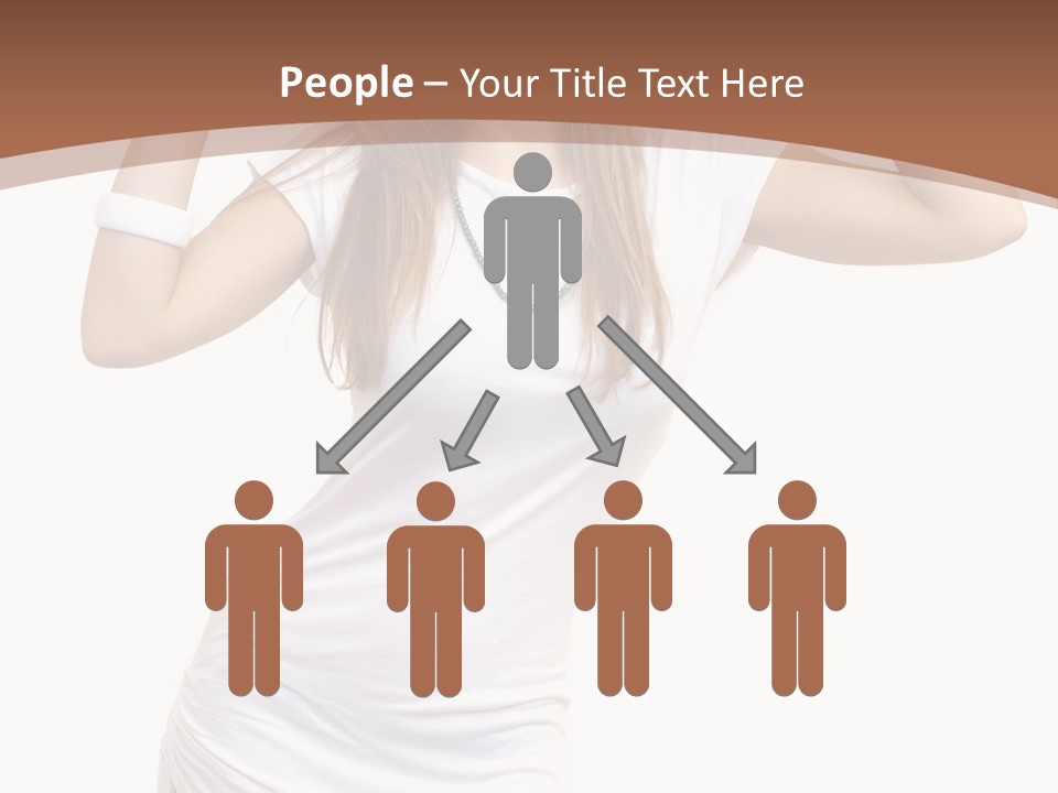 Lady Lifestyle Healthy PowerPoint Template