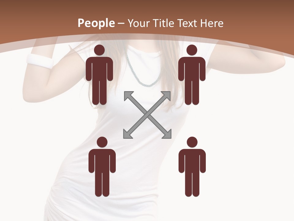 Lady Lifestyle Healthy PowerPoint Template