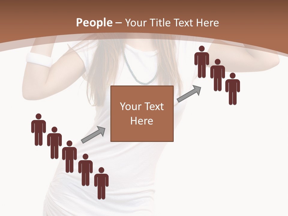 Lady Lifestyle Healthy PowerPoint Template