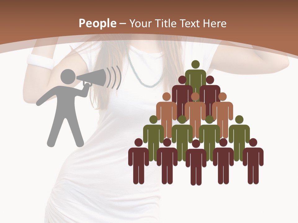 Lady Lifestyle Healthy PowerPoint Template