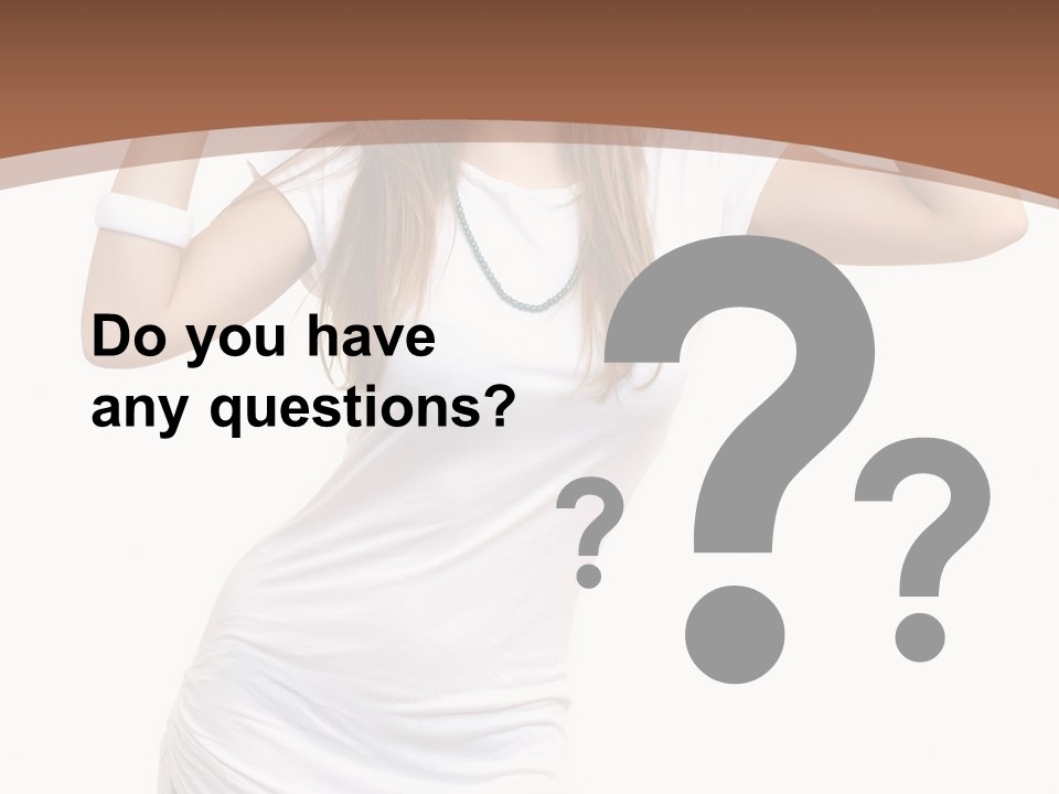 Lady Lifestyle Healthy PowerPoint Template