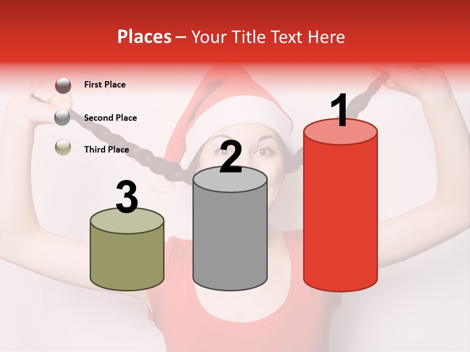 Lady Winter Pretty PowerPoint Template