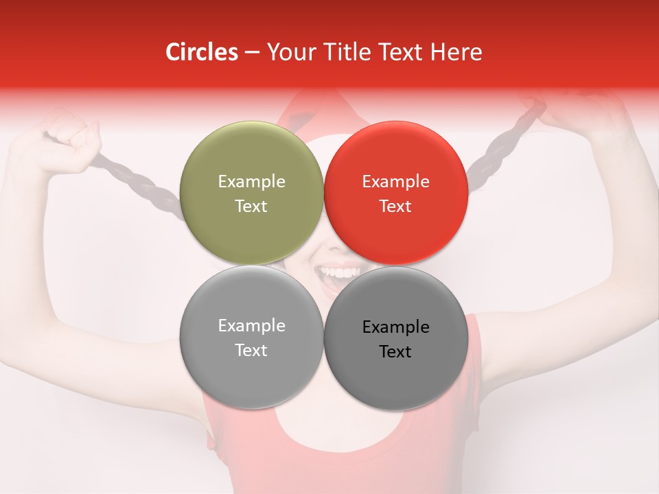 Lady Winter Pretty PowerPoint Template