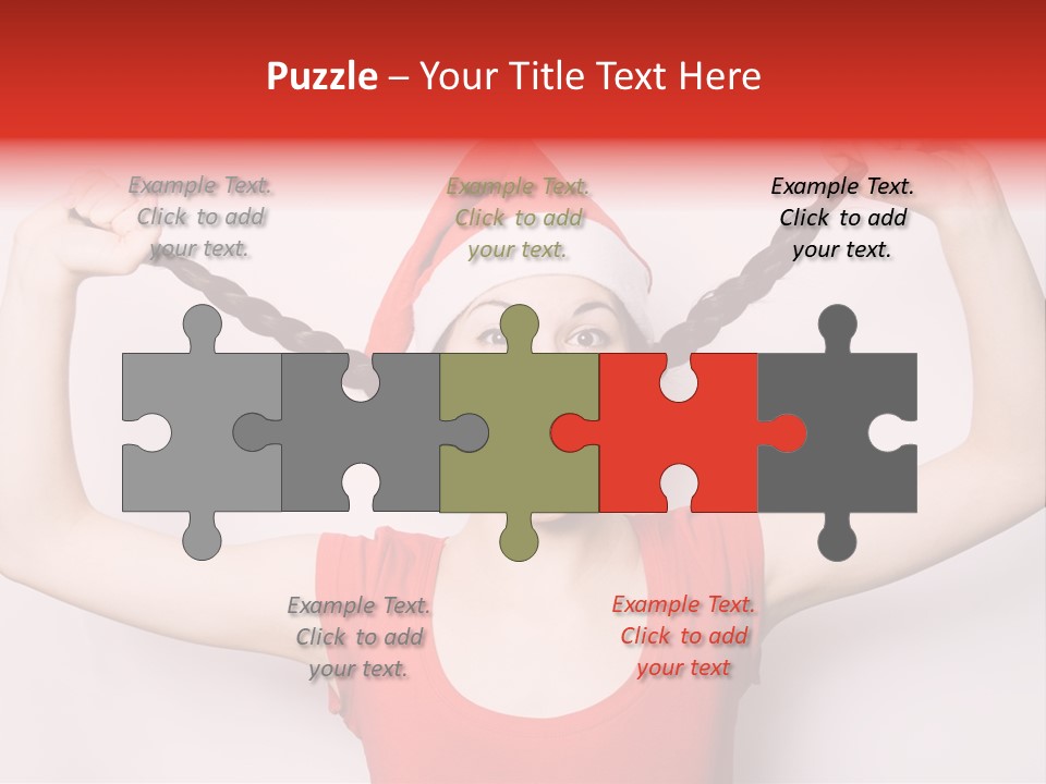 Lady Winter Pretty PowerPoint Template